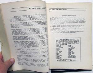 1946-47 REO Speed Wagon Trucks Dealer Model 22 Service Parts Book Original