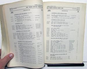 1946-47 REO Speed Wagon Trucks Dealer Model 22 Service Parts Book Original