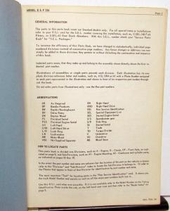 1952 REO Trucks Dealer Repair Parts Book Catalog E & F Tandem Models Orig