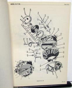 1952 REO Trucks Dealer Repair Parts Book Catalog E & F Tandem Models Orig