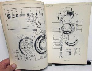 1952 REO Trucks Dealer Repair Parts Book Catalog E & F Tandem Models Orig