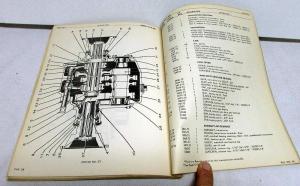 1952 REO Trucks Dealer Repair Parts Book Catalog E & F Tandem Models Orig