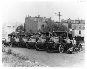 1925-1926 Mack AC Truck Fleet with Pedal Car Press Photo 0151 - JP Finn Trucking