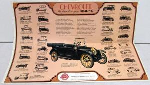 1970 Chevrolet Dealer Mailer Spark Plug Service & Chevy Antique Car Chart