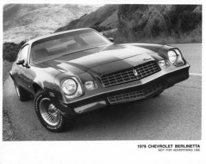 1979 Chevrolet Camaro Berlinetta Press Photo 0274