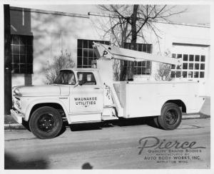 1960 Chevrolet Viking 60 Utility Truck with Pierce Body Press Photo 0280