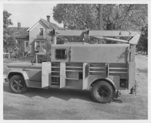 1960 Chevrolet Viking 70 Utility Truck with Pierce Body Press Photo 0283