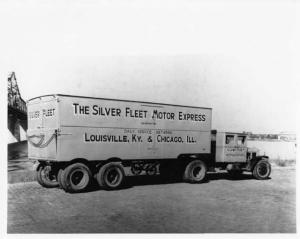 1930s Federal Truck w/ CHS Kelly Body Press Photo - Silver Fleet Express 0004