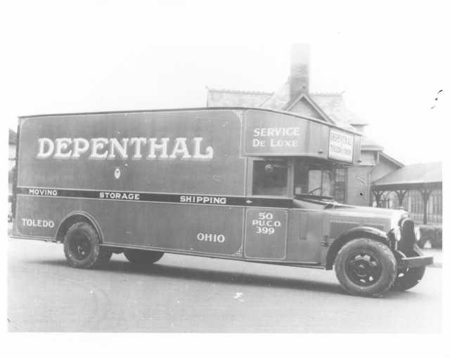 1929 Federal Truck w/ Gerstenslager Body Press Photo - 0011 - Depenthal - Toledo