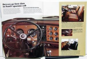 1978 Ford L Line 900 8000 & 9000 Series Trucks Gas & Diesel Sales Brochure Orig