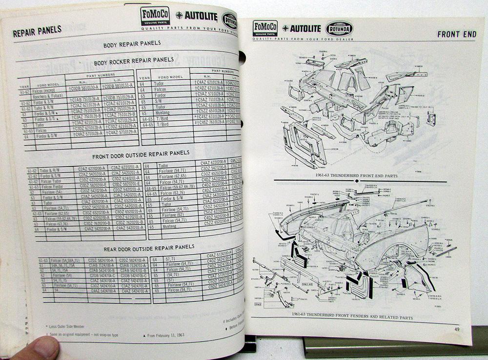 1964 Ford Thunderbird Shop Manual 64 T bird Repair Service Book