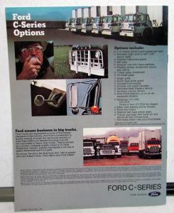 1979 Ford C CT Series Tilt Cab Trucks Sales Brochure Original