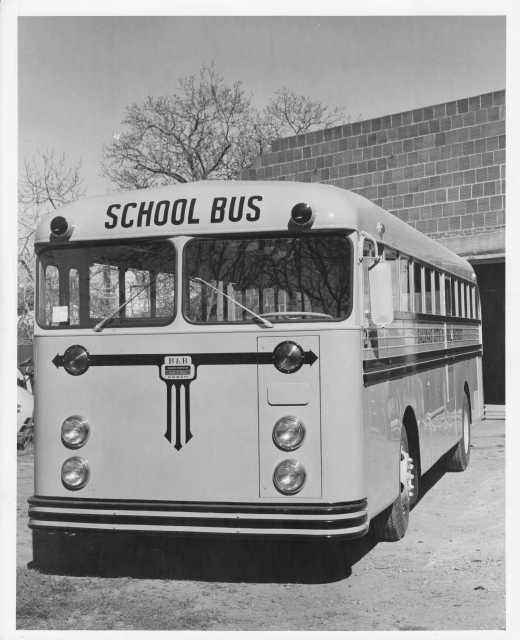 1960s Marmon-Herrington B and B Coach School Bus Press Photo 0013