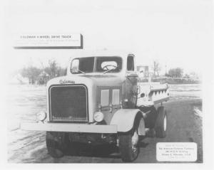 1950 Coleman 4-Wheel Drive G55 Dump Body Truck Press Photo 0001