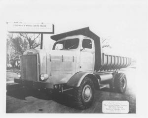 1950 Coleman 4-Wheel Drive G55 Dump Body Truck Press Photo 0002