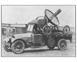 1918 Cadillac 1 1/2 Ton Military Searchlight Transport Truck Press Photo 0102
