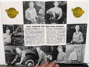 1945 Allentown Mack Bulldog Truck Factory Employee Newsletter Magazine November