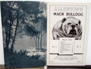 1944 Allentown Mack Bulldog Truck Factory Employee Newsletter Magazine March