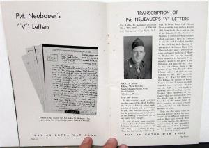 1944 Allentown Mack Bulldog Truck Factory Employee Newsletter Magazine March