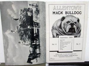1944 Allentown Mack Bulldog Truck Factory Employee Newsletter Magazine September