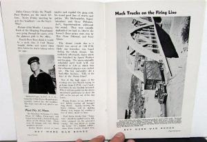 1943 Allentown Mack Bulldog Truck Factory Employee Newsletter Magazine March