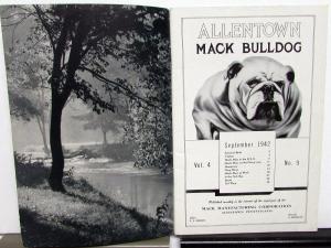 1942 Allentown Mack Bulldog Truck Factory Employee Newsletter Magazine September