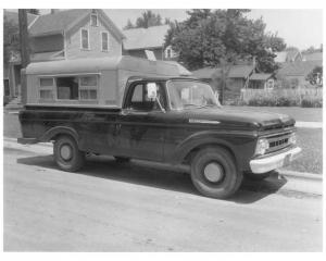 1961 Ford F250 with Pierce Body Press Photo Lot 0262