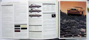 1989 Chrysler TC By Maserati Dealer Prestige Sales Brochure Large Original