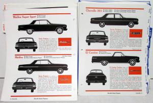 1964 Chevrolet Finger Tip Facts Dealer Album Chevelle Corvette Impala Corvair