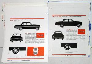1964 Chevrolet Finger Tip Facts Dealer Album Chevelle Corvette Impala Corvair