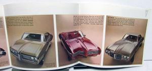 1969 Pontiac Dealer Sales Brochure Mailer Wide Track LeMans GTO Firebird