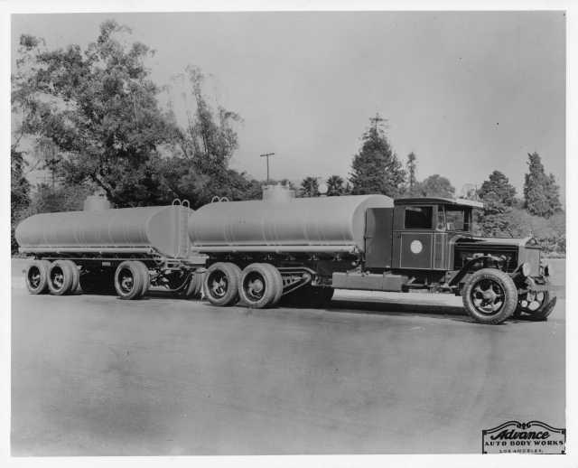 1928-1930 Sterling EC Double Tanker Truck Press Photo 0044 - Advance Body Works