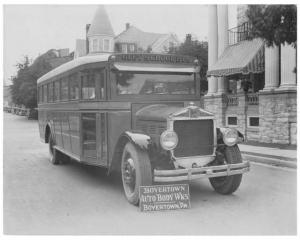 1936 Sterling Bus with Boyertown Body Press Photo 0046 - Oley PA