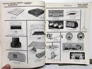 1962 Ford Quick Reference Parts Catalog T-Bird Falcon Fairlane Galaxie Pick-up