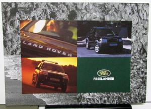 1997 Land Rover Freelander Foreign Dealer Sales Portfolio Brochures German Text