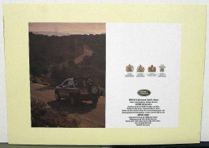 1997 Land Rover Freelander Foreign Dealer Sales Portfolio Brochures German Text