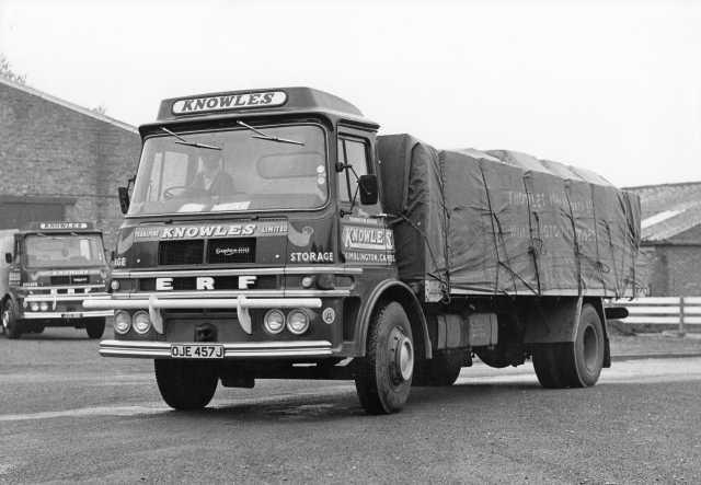 1970 ERF Type 54G 16 Ton Load Carrier Truck Press Photo & Release 0001 - Knowles