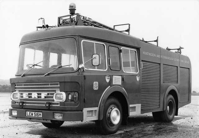 1970s ERF Fire Engine Truck Press Photo 0002