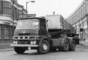 1970s ERF 75 Ton 3 Axle Tractor Truck Press Photo & Release 0003 - Dow-Mac LTD