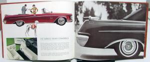 1962 Imperial Dealer Prestige Sales Brochure Crown Le Baron Convertible Original