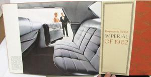 1962 Imperial Dealer Prestige Sales Brochure Crown Le Baron Convertible Original