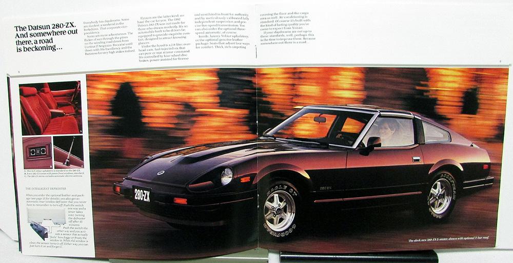 たすくページ 1982 Datsun 280 ZX Dealer Prestige Sales Brochure Turbo