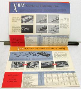 1961 Rambler Ambassador X-Ray Sales Brochure Comparison With Competition Orig