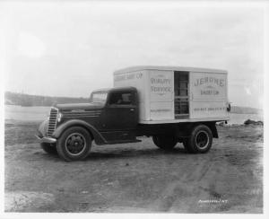 1936 Mack Junior Box Truck Press Photo 0170 - Jerome Dairy Company