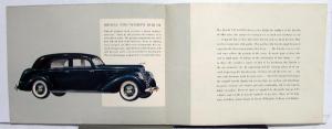 1937 Lincoln V12 ORIGINAL Sales Brochure Folder Poster Breline Sedan Limo Specs