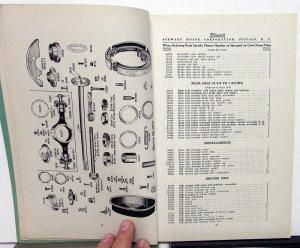 1928 Stewart Motor Trucks 25X 2 Ton Instruction Repair Parts Catalog Owners Man