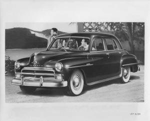 1950 Plymouth Special DeLuxe Sedan Press Photo and Release 0032