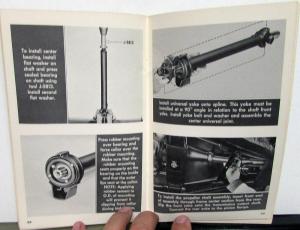 1958 Chevrolet Dealer Advance Service Information Instructional Booklet Orig