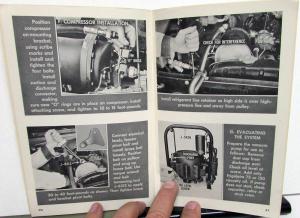 1956 Chevrolet Dealer Service Information Instructional Booklet Air-Conditioning