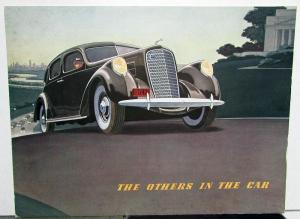 1937 Lincoln V12 Cabriolet Brunn Berline Judkins Limo Willoughby Sales Brochure